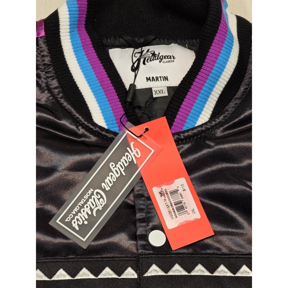 Headgear Classics Martin 8 Ball Satin Jacket XXL HGC051 Multicolor Retro NWT - Picture 3 of 16